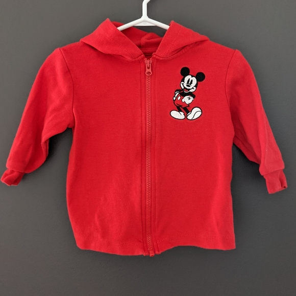 Disney embroidered Mickey Mouse zip up hoodie